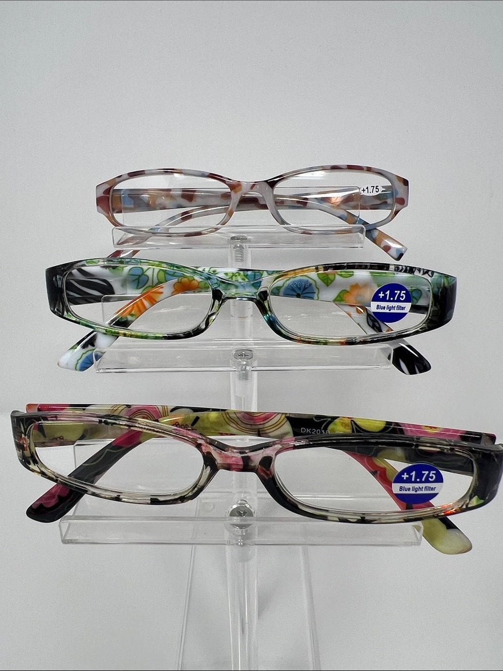 Women’s Set of 3 Printed Reading Glasses-1.75 Strength-NWOT  G6